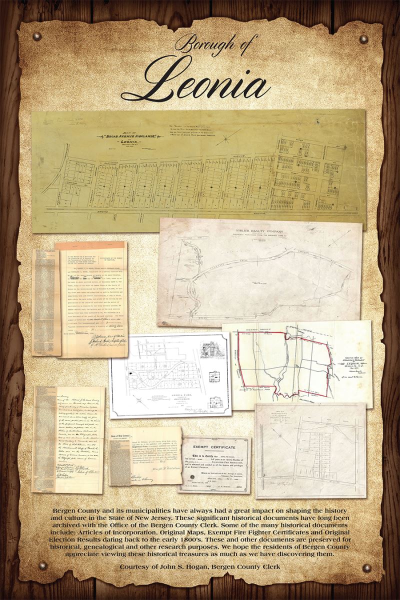 Leonia Historic Poster